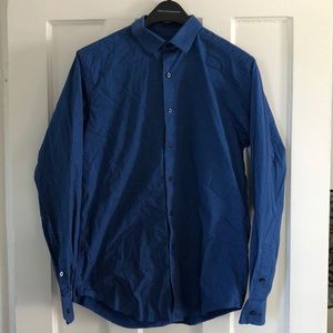 Alfani blue dress shirt